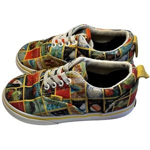 Vans National Geographic Toddler Skate Shoes Sneakers Size 9 Limited Edition